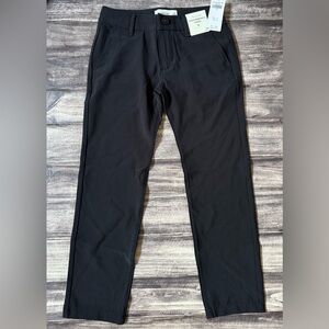 NWTs Black Abercrombie Kids Performance Chinos 7/8